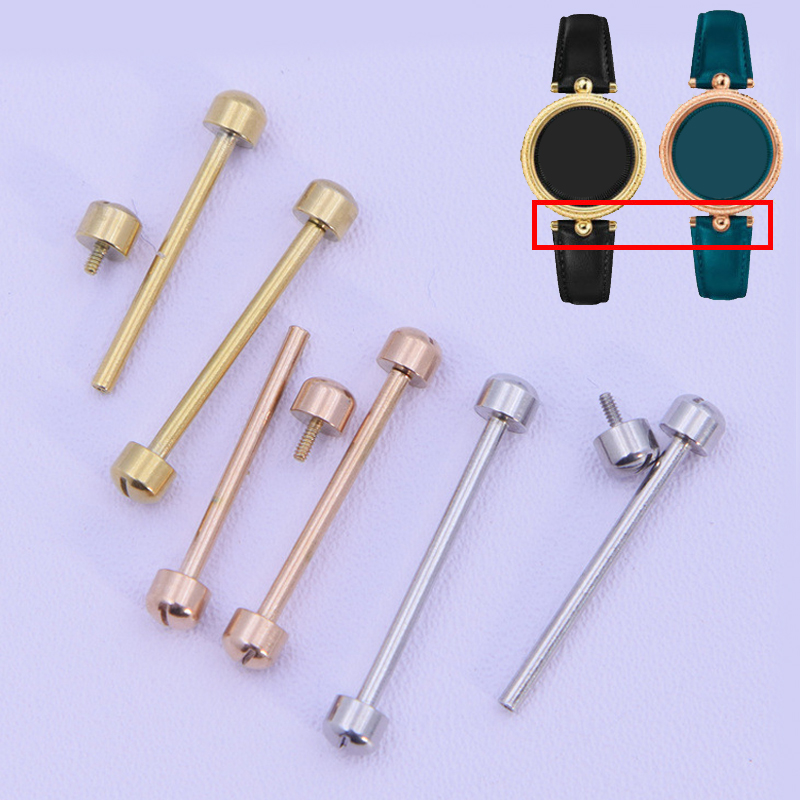 Jewelry Making Hand Tools - 時計ネジチューブロッドスプリングバー、革時計バンド用ねじ込み式時計ラグステムリンクキット、14、16、18、20、22mmブレスレット修理ツール