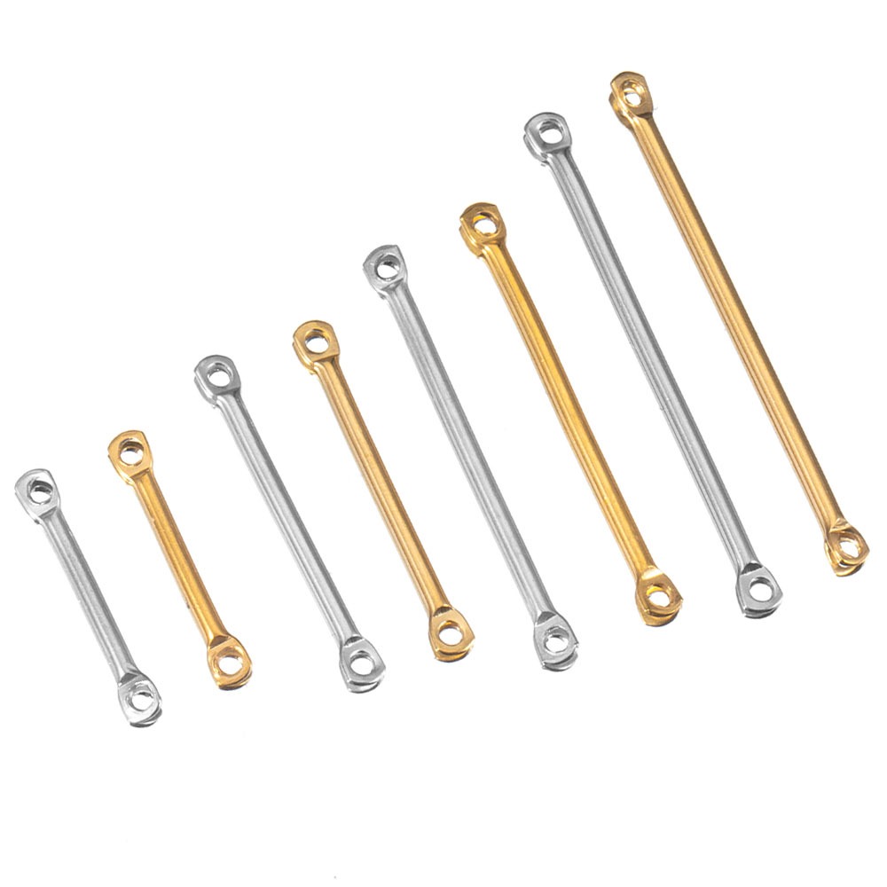 Jewelry Making Head Pins - 20 個 15-30 ミリメートルステンレス鋼フラットヘッドコネクタ DIY イヤリングネックレスジュエリー作成用