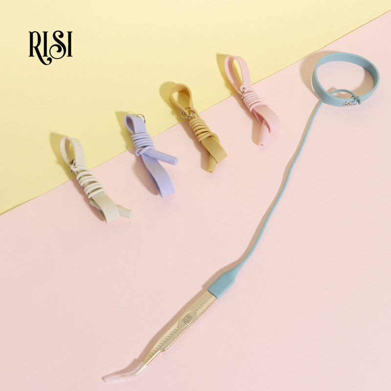 Jewelry Making Hand Tools - Risi-まつげピンセット,まつげエクステ用のシリコンつけまつげピンセット