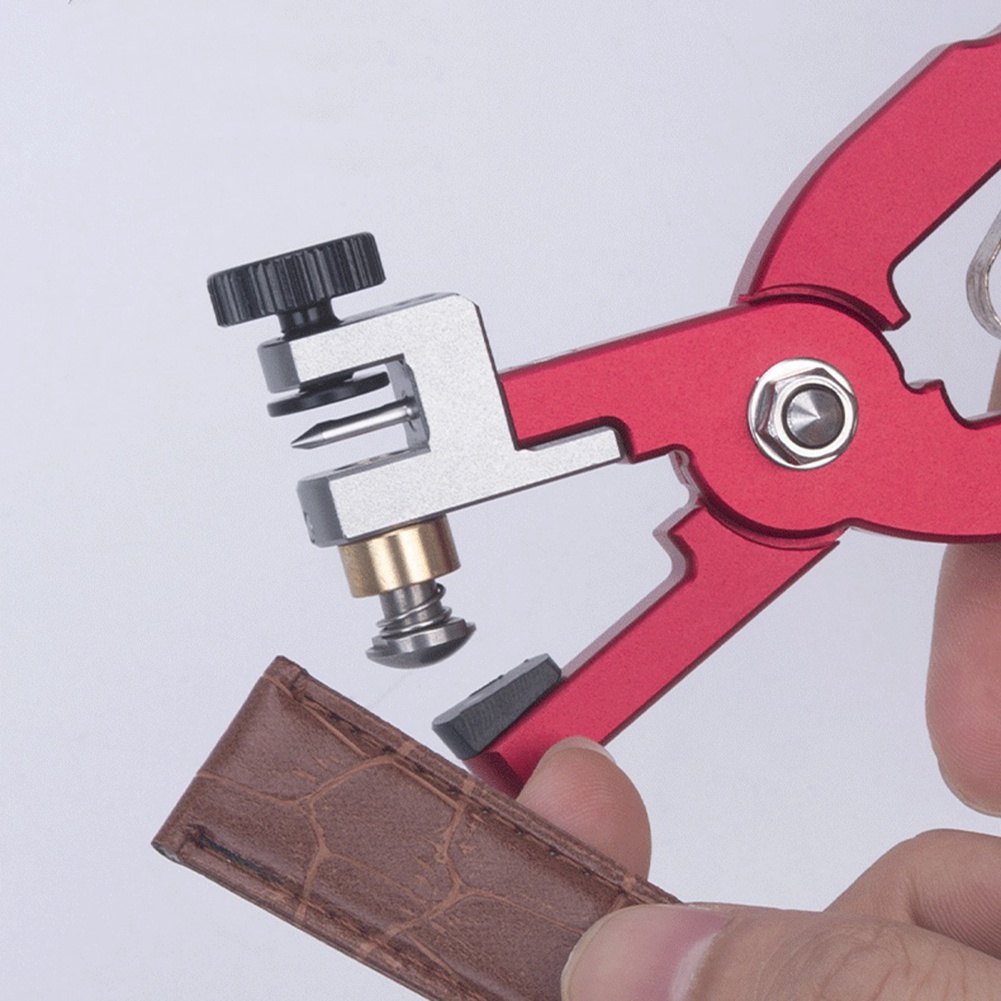 Jewelry Making Hand Tools - Y02Aレザーウォッチブレスレットカッティングプライヤーストラップ用キャッチを修正するスプリングバーハンドツールプライヤーレッドストレート