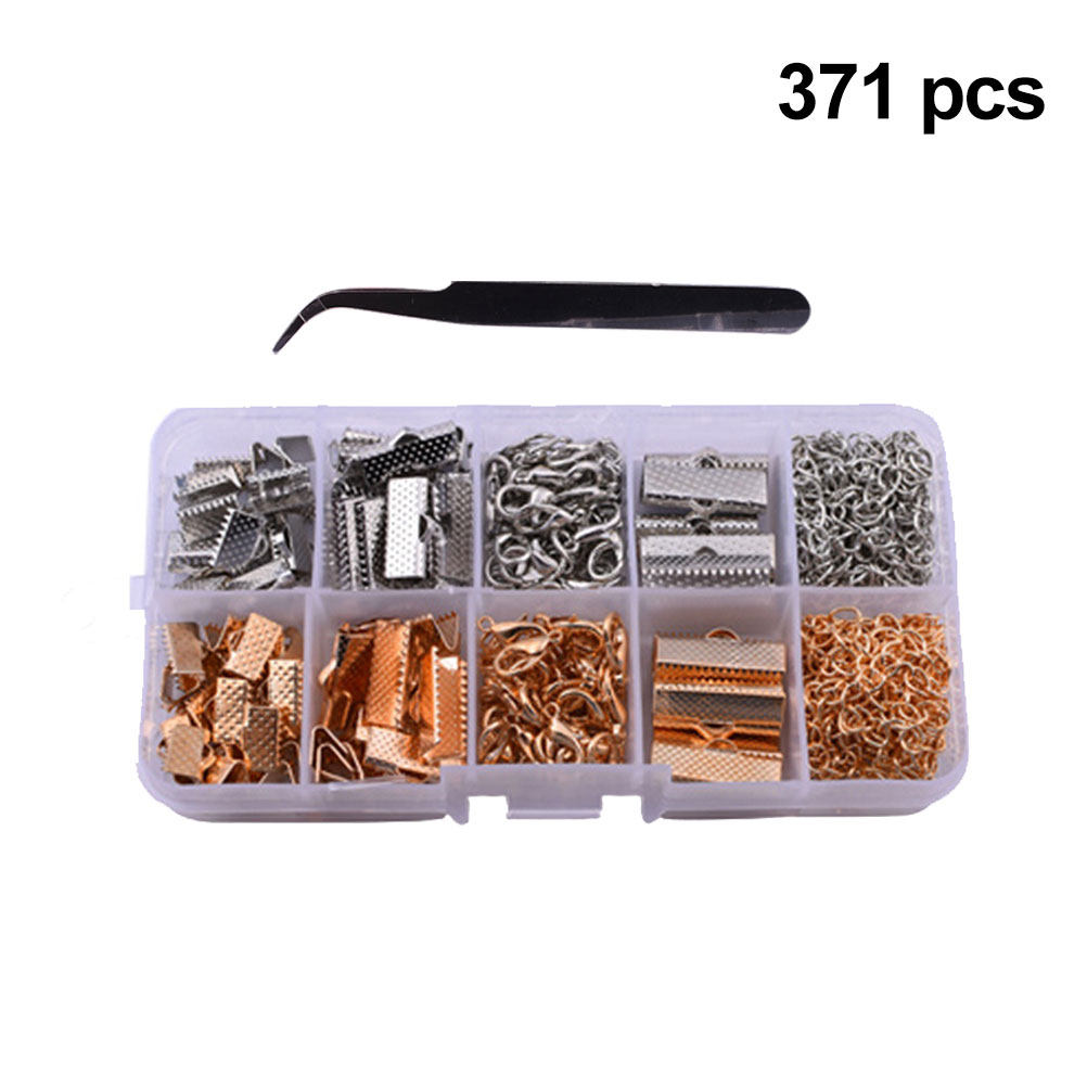 371点ジュエリー製作キット ゴールドネックレスバックル D - Jewelry Making Diy Kit のレビューと価格