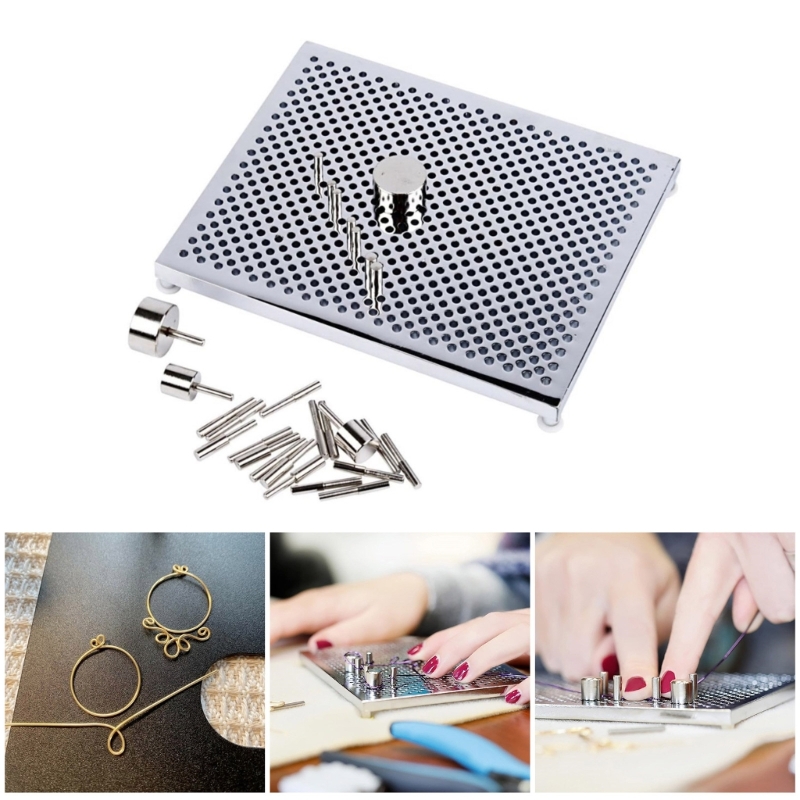 DIY ワイヤーラッピングセット ジュエリー作成用 アルミワ - Wire Jewelry Making Jig のレビューと価格