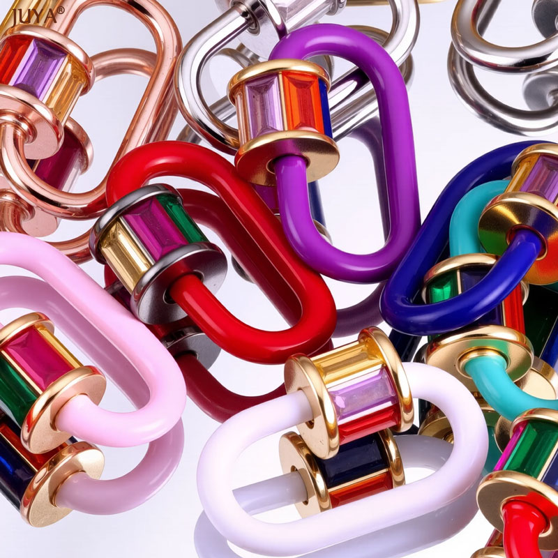 JUYA レインボークリスタルエナメルスクリューカラビナロッ - Jewelry Making Pins のレビューと価格