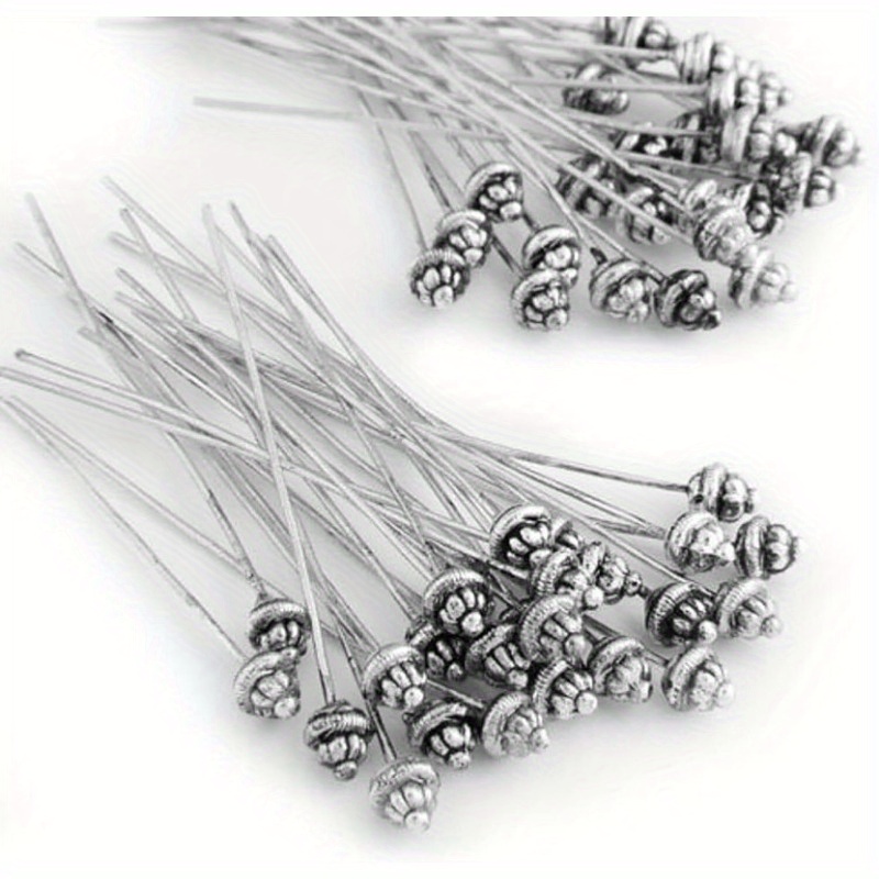 10本入り 55mm/2.17インチ ヘッドピン ジュエリー - Jewelry Making Head Pins のレビューと価格