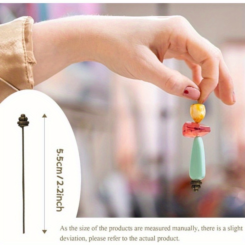 10本入り 55mm/2.17インチ ヘッドピン ジュエリー - Jewelry Making Head Pins のレビューと価格