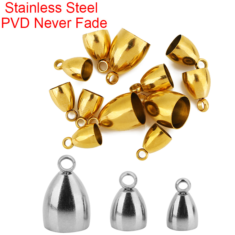 10個入りPVD加工ステンレス製留め金具、革紐用フック（5、 - Jewelry Making Pins のレビューと価格