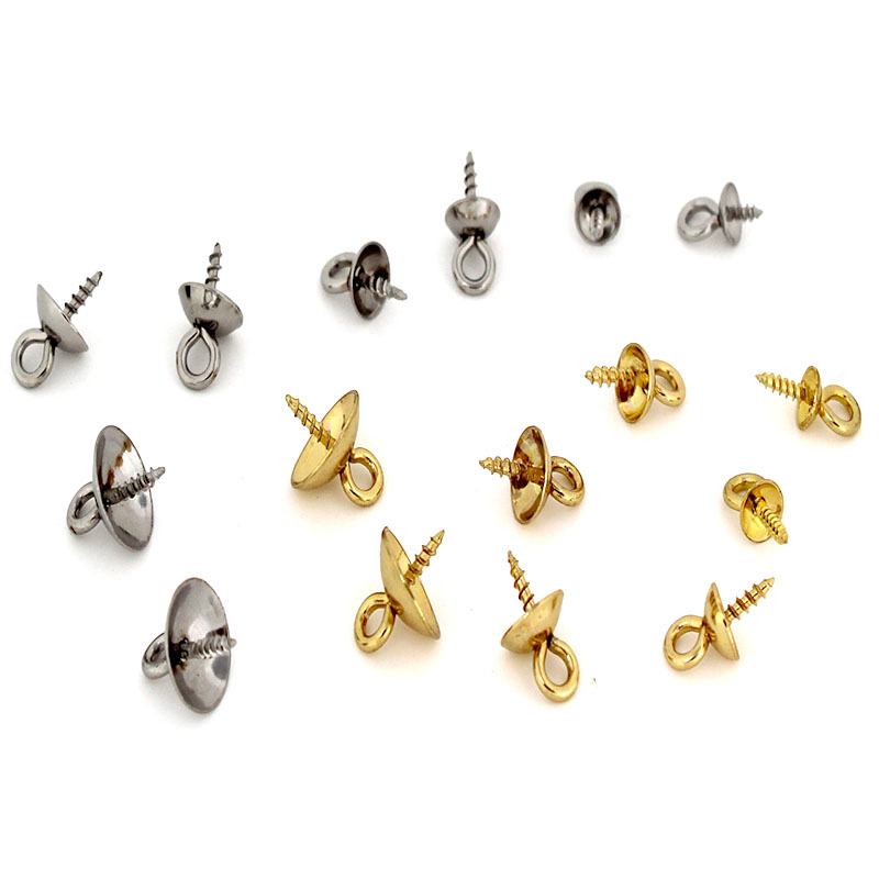 20個入り ステンレス製クラスプ フック スクリューアイピン - Jewelry Making Charms のレビューと価格
