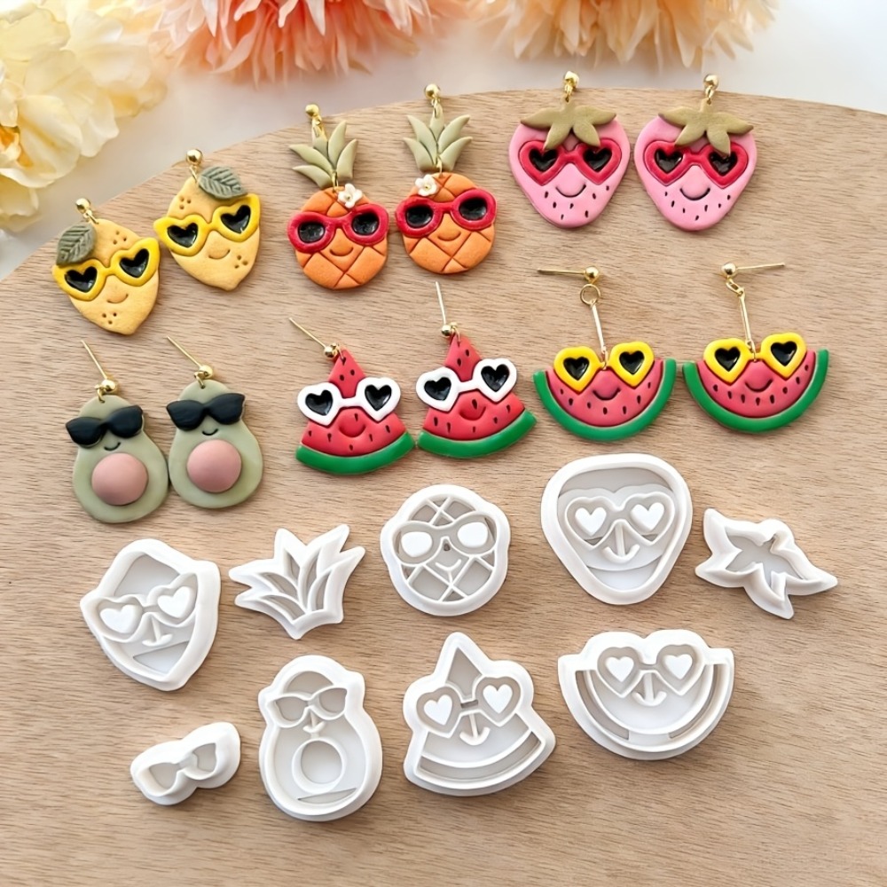 9 個夏かわいいトロピカルフルーツサングラスポリマークレイカ - Jewelry Making Hand Tools のレビューと価格