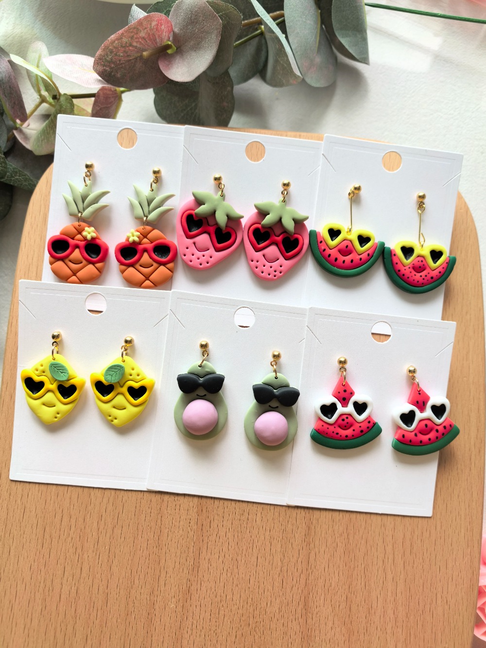 9 個夏かわいいトロピカルフルーツサングラスポリマークレイカ - Jewelry Making Hand Tools のレビューと価格