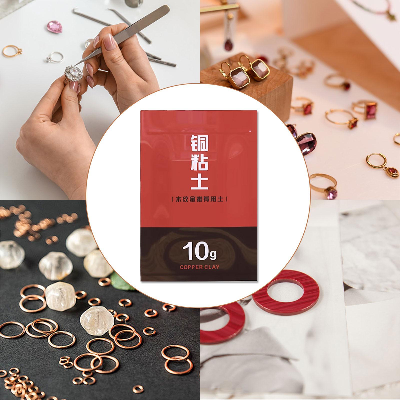 ジュエリー作り用粘土 プロ仕様 銅メタル粘土キット 初心者  - Jewelry Making Kit Professional のレビューと価格