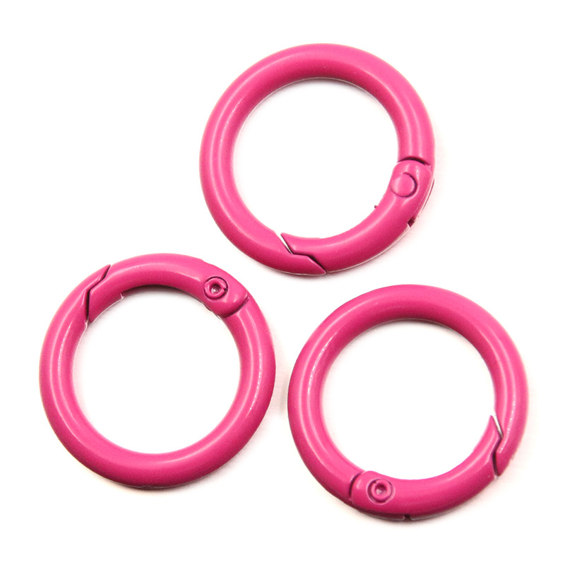 5-20 個カラフルな春 O リングラウンドカラビナキーリン - Jewelry Making Charms のレビューと価格