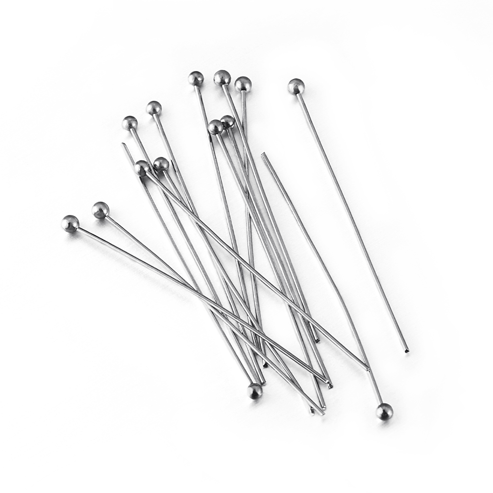 50個/ロット 12 14 16 20 25 30 35 4 - Jewelry Making Head Pins のレビューと価格
