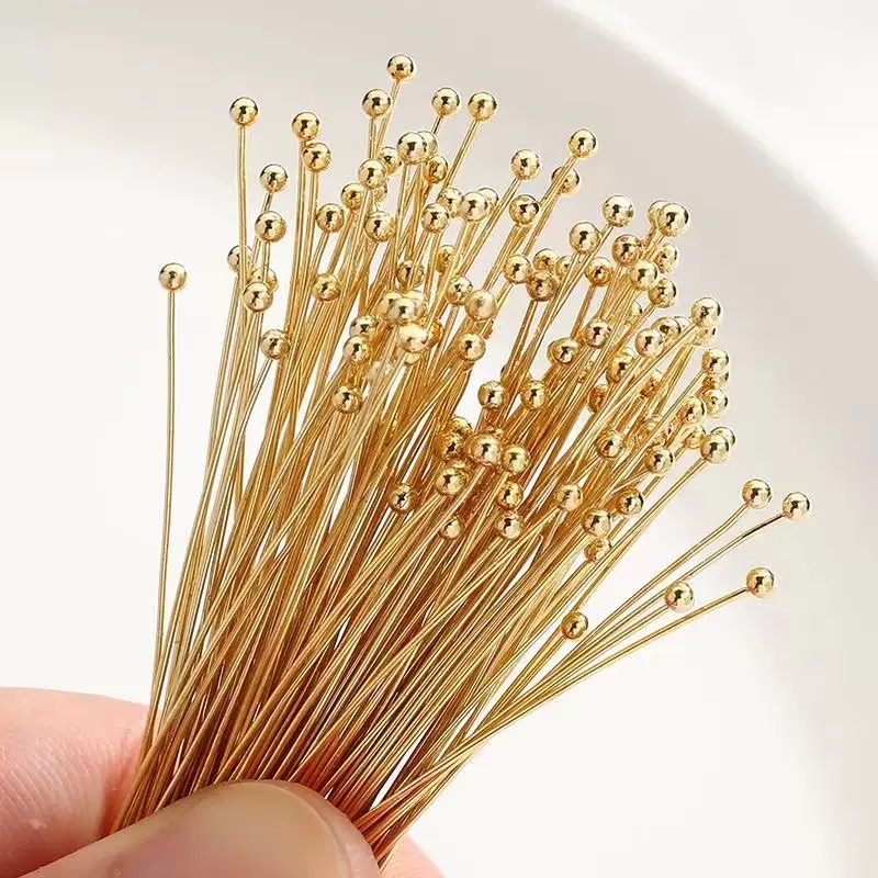 200個/ロット 16 20 25 30 40 50mm シ - Jewelry Making Head Pins のレビューと価格