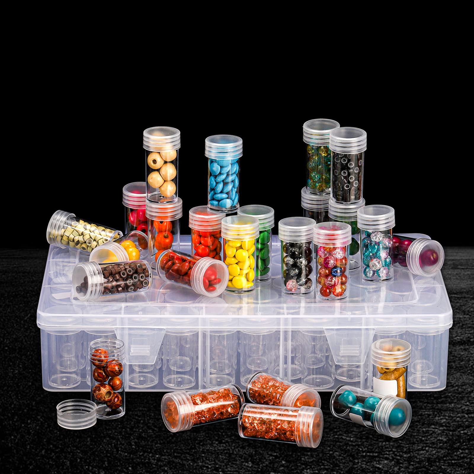 1pc 24/30//38/60 スロットプラスチック収納ボ - Jewelry Making Workshops のレビューと価格