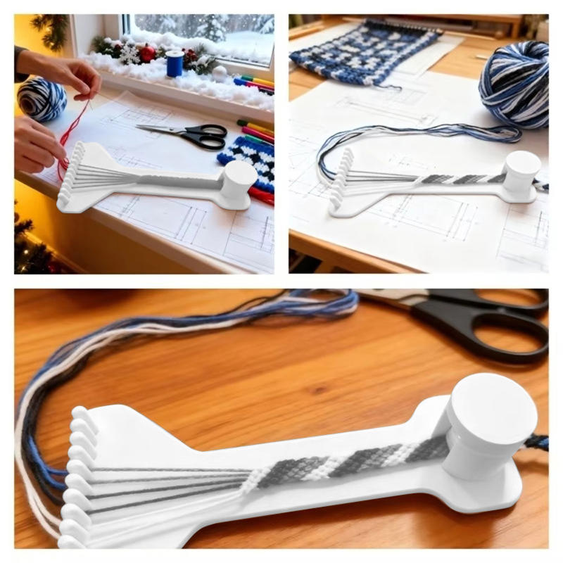 実用的な3DプリントDIYロープ編みラックミニ手作り手工芸織 - Jewelry Making Hand Tools のレビューと価格