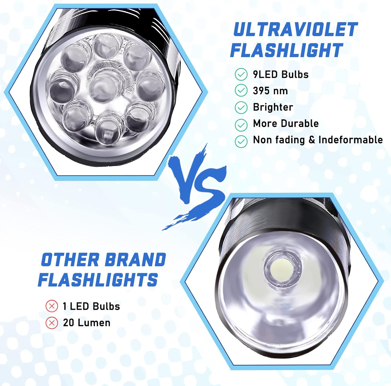 9LED懐中電灯 UVレジン硬化ランプ ライト LED 39 - Jewelry Making Workshops のレビューと価格