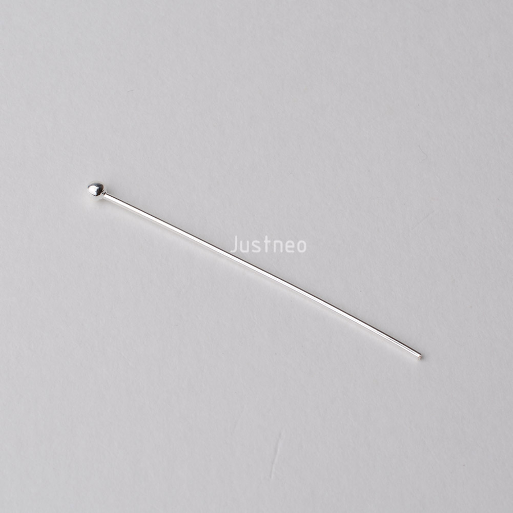 925スターリングシルバーボールヘッドピン、ジュエリー製作用 - Jewelry Making Head Pins のレビューと価格