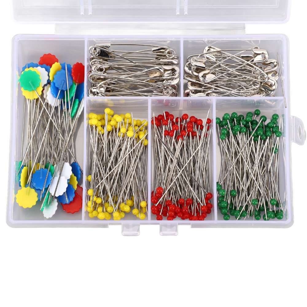 400個入りバルク縫製ピンセット 多色アソートメント DIY - Head Pin Assorted のレビューと価格