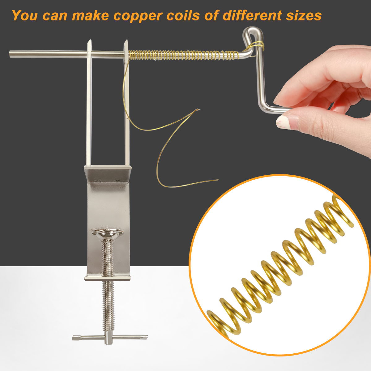 6個入りデラックスワイヤーコイリングジグセット、マンドレル付 - Wire Jewelry Making Jig のレビューと価格