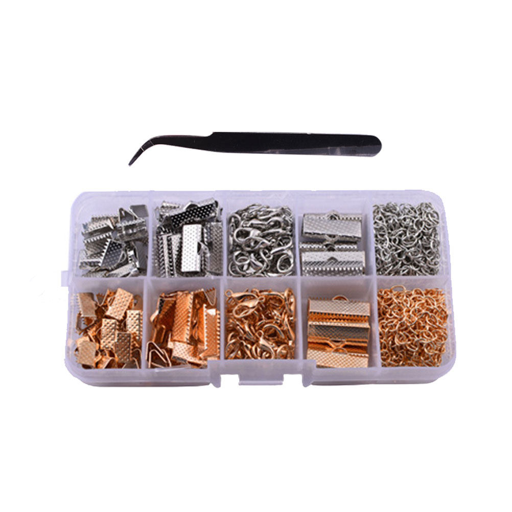 371個入りゴールデンネックレスバックルジュエリー製作ツール - Jewelry Making Diy Kit のレビューと価格