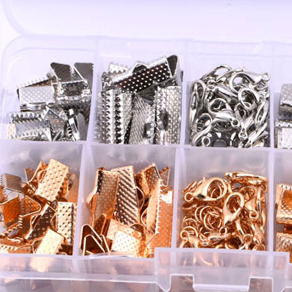 371個入りゴールデンネックレスバックルジュエリー製作ツール - Jewelry Making Diy Kit のレビューと価格