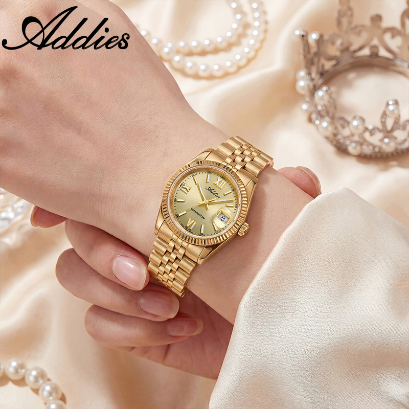 Addies 高級女性腕時計サファイアクリスタルステンレス鋼 - Jewelry Making Hand Tools のレビューと価格