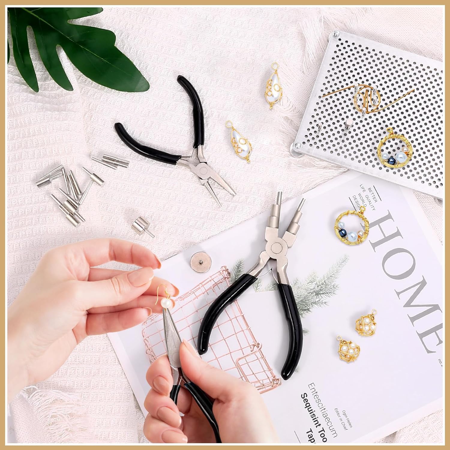 安全な丸角を備えた調整可能なワイヤーベンディングジグ ジュエ - Wire Jewelry Making Jig のレビューと価格