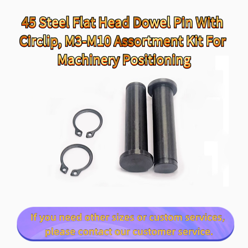 45 Steel Flat Head Dowel Pin W - Head Pin Assorted のレビューと価格