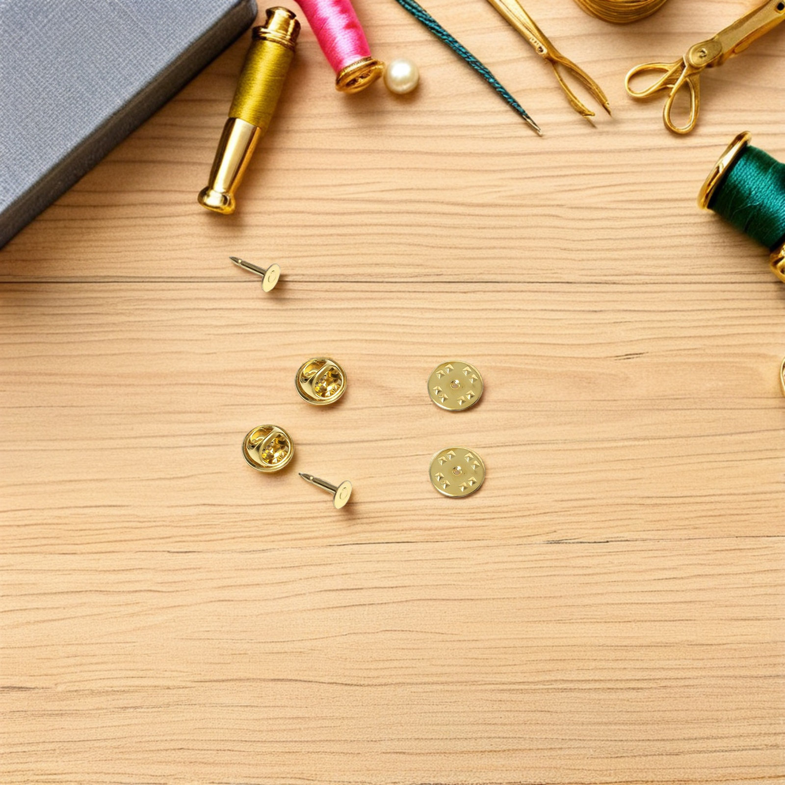 200セット ブローチピンバック メタルロッククラスプ DI - Jewelry Making Diy Kit のレビューと価格