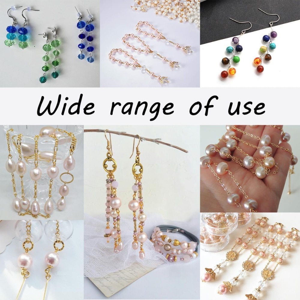 600個入り フラットヘッドアイビーズピン ジュエリー製作D - Jewelry Making Head Pins のレビューと価格