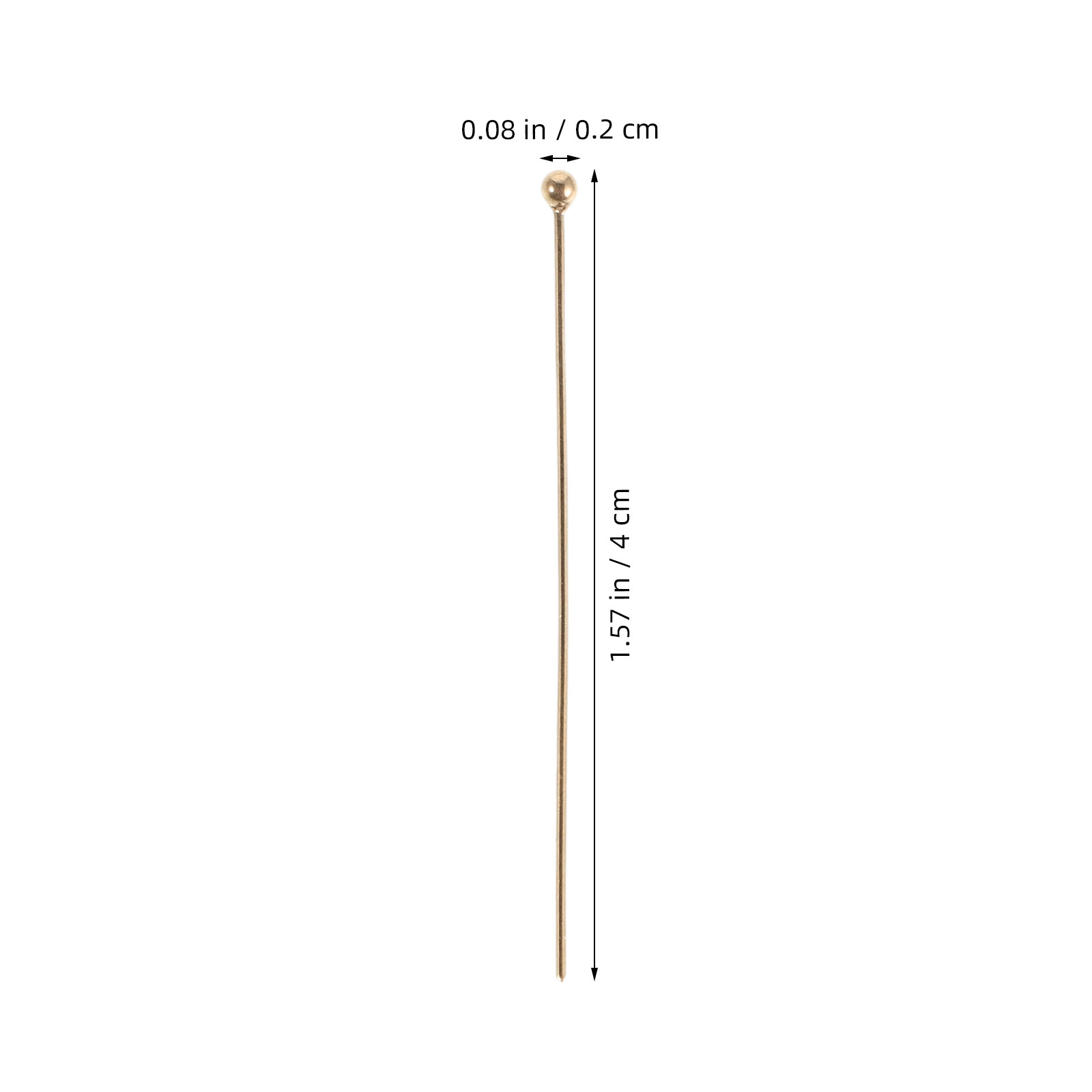 100個入りジュエリー製作用ビーズピン ステンレス製ボールヘ - Jewelry Making Head Pins のレビューと価格