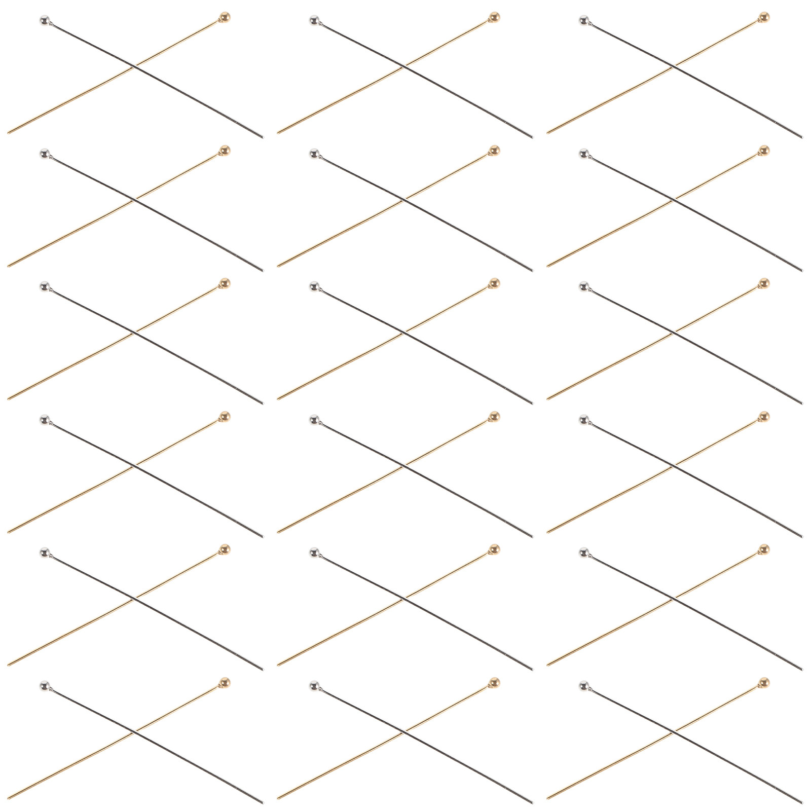 100個入りジュエリー製作用ビーズピン ステンレス製ボールヘ - Jewelry Making Head Pins のレビューと価格